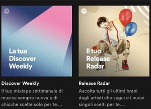 Discover weekly